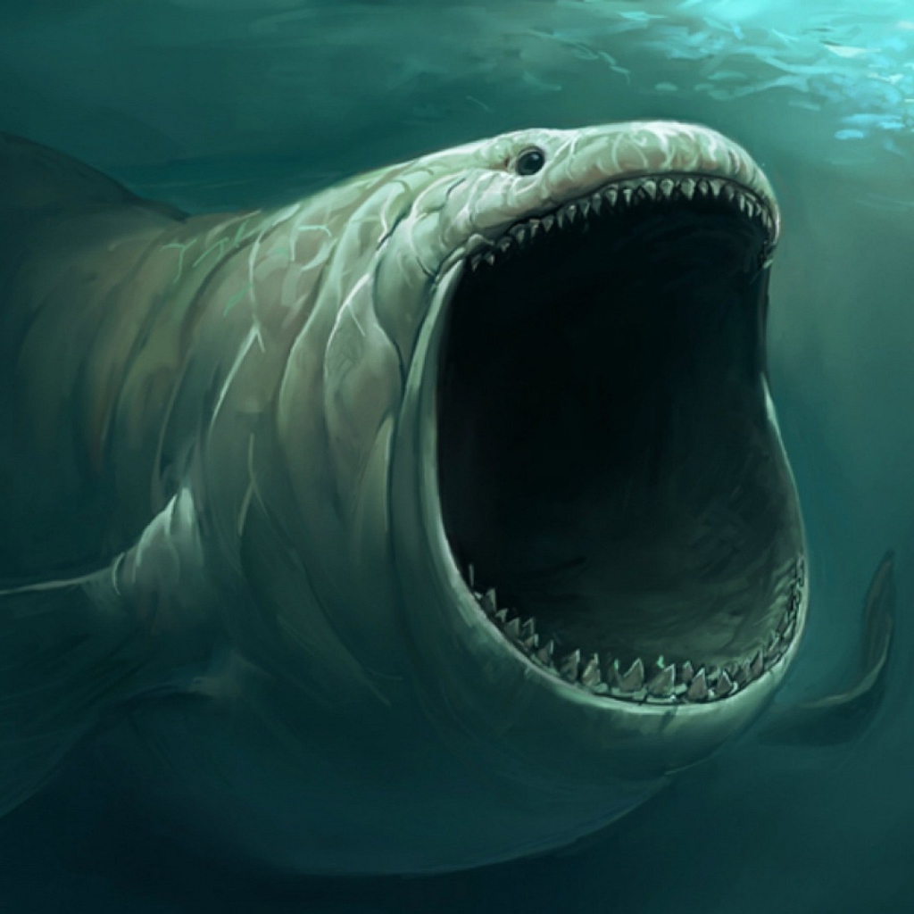 Фантастический подводный монстр