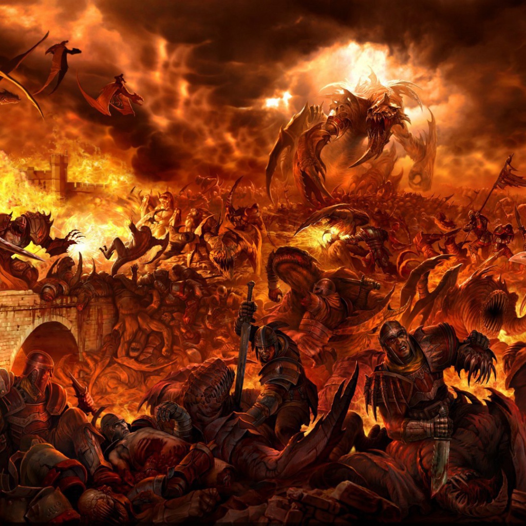 Огненная битва фентези