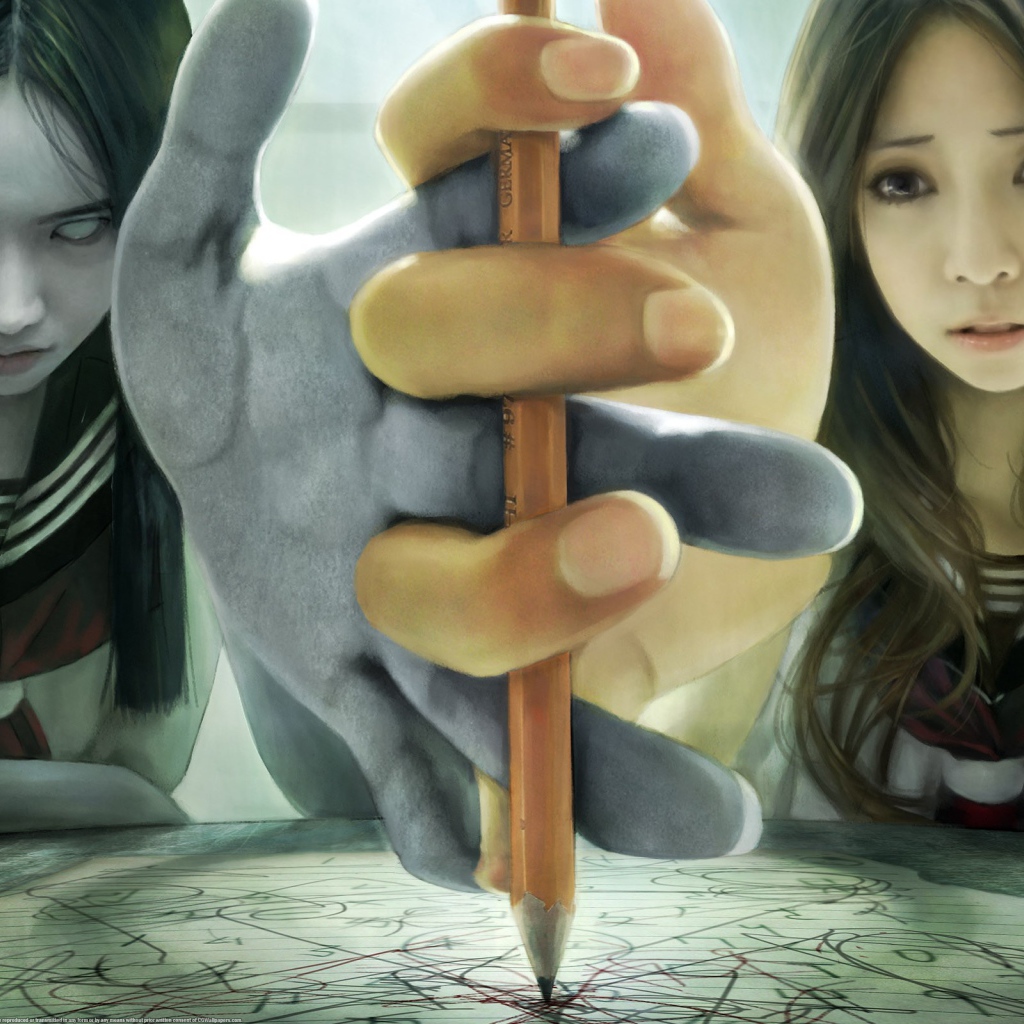 Борьба девушки со своей злой половиной