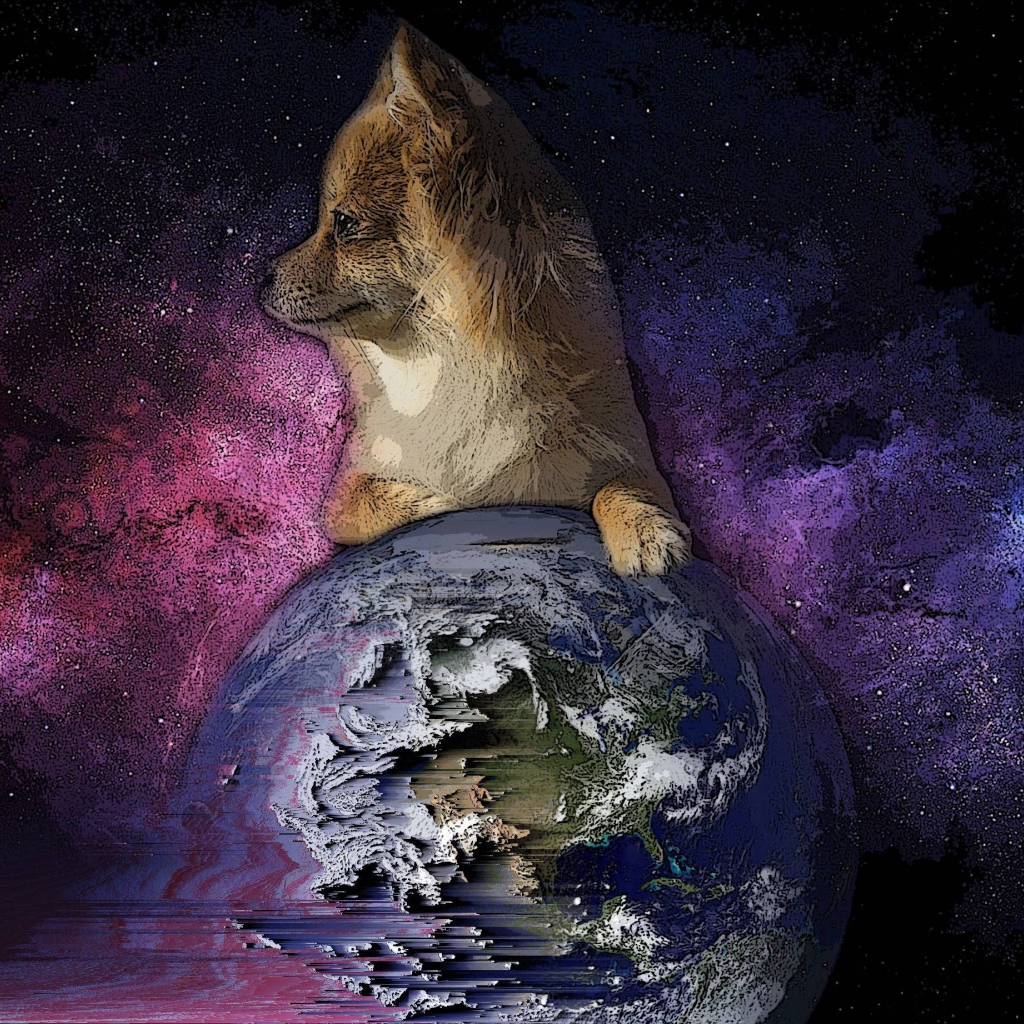 Лиса положила лапку на Землю