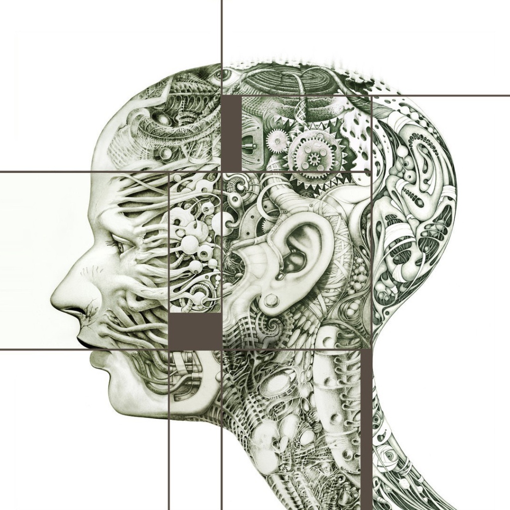 Шестеренки в голове человека