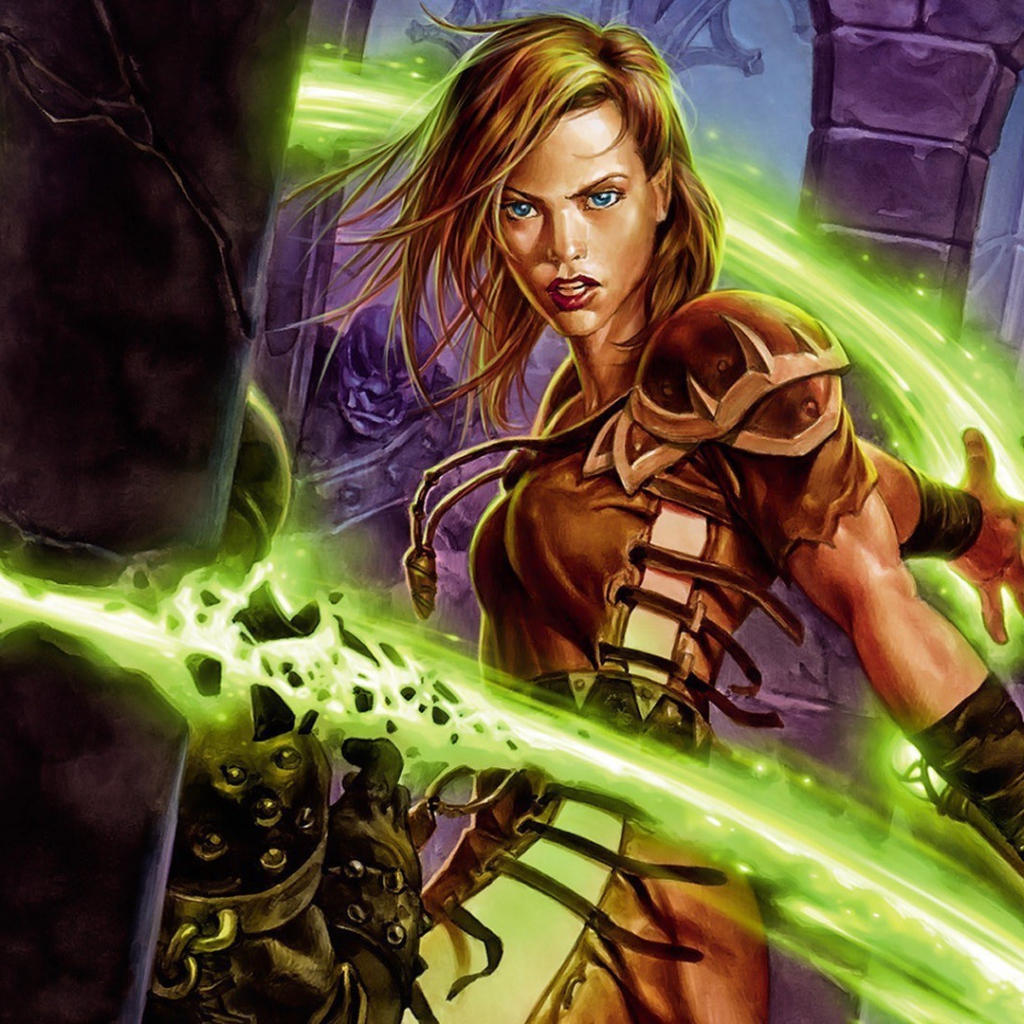 Девушка воин маг