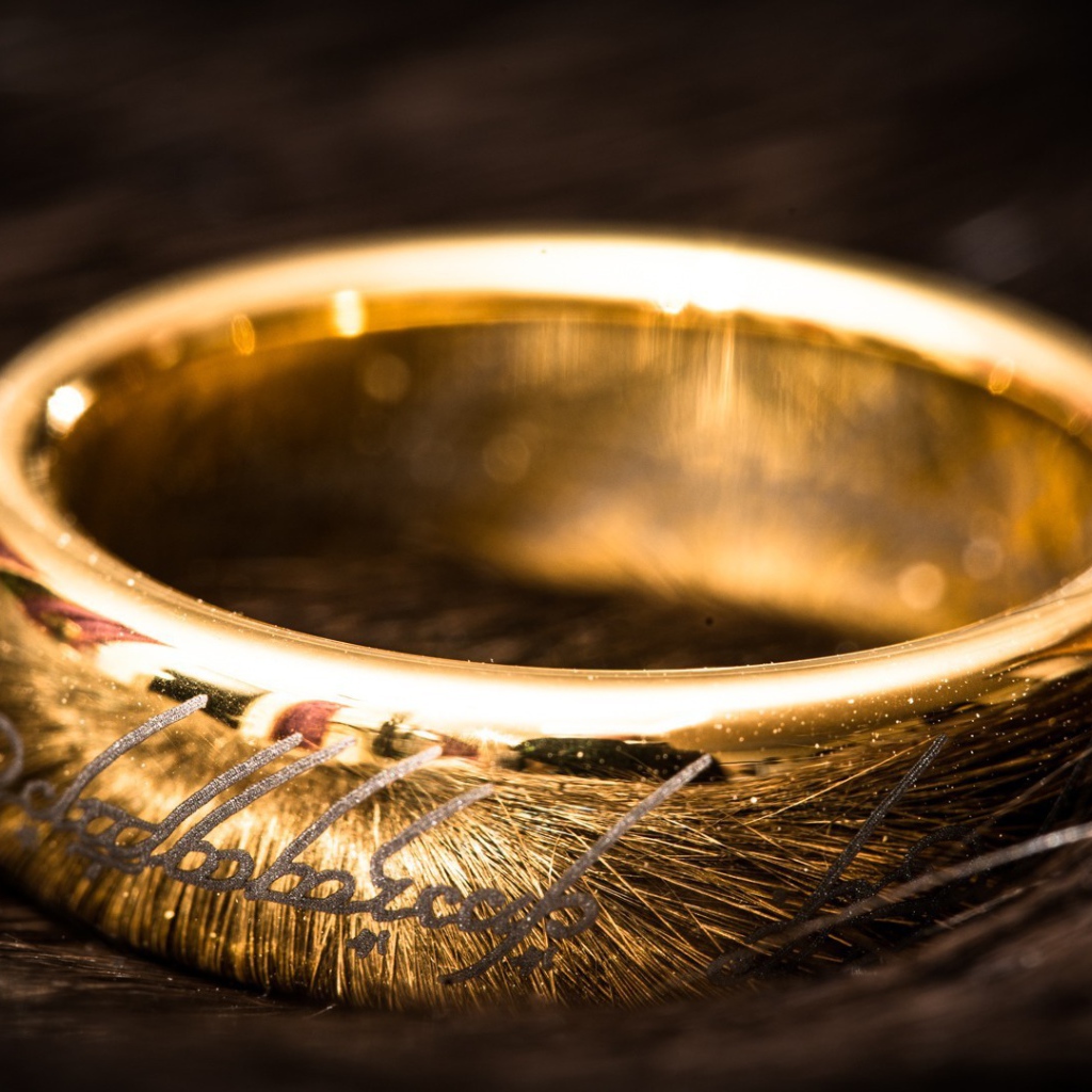 Золотое кольцо из Властелина колец