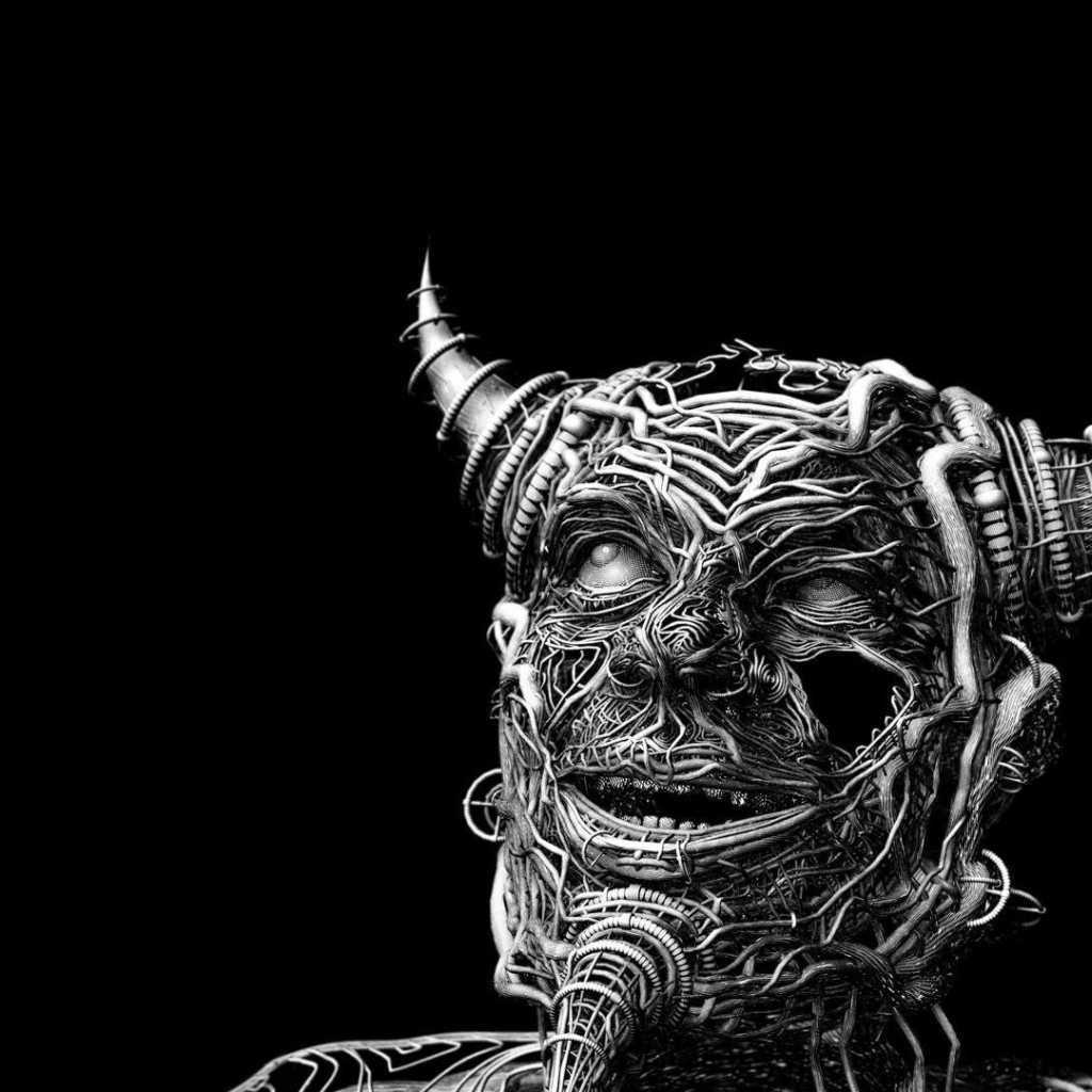 Рогатый демон из корней