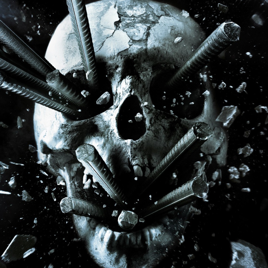 Железные прутья в черепе