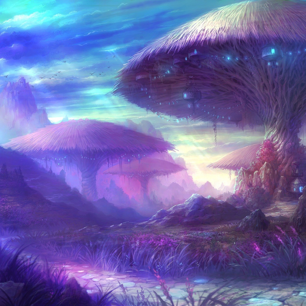 Большие фантастические грибы