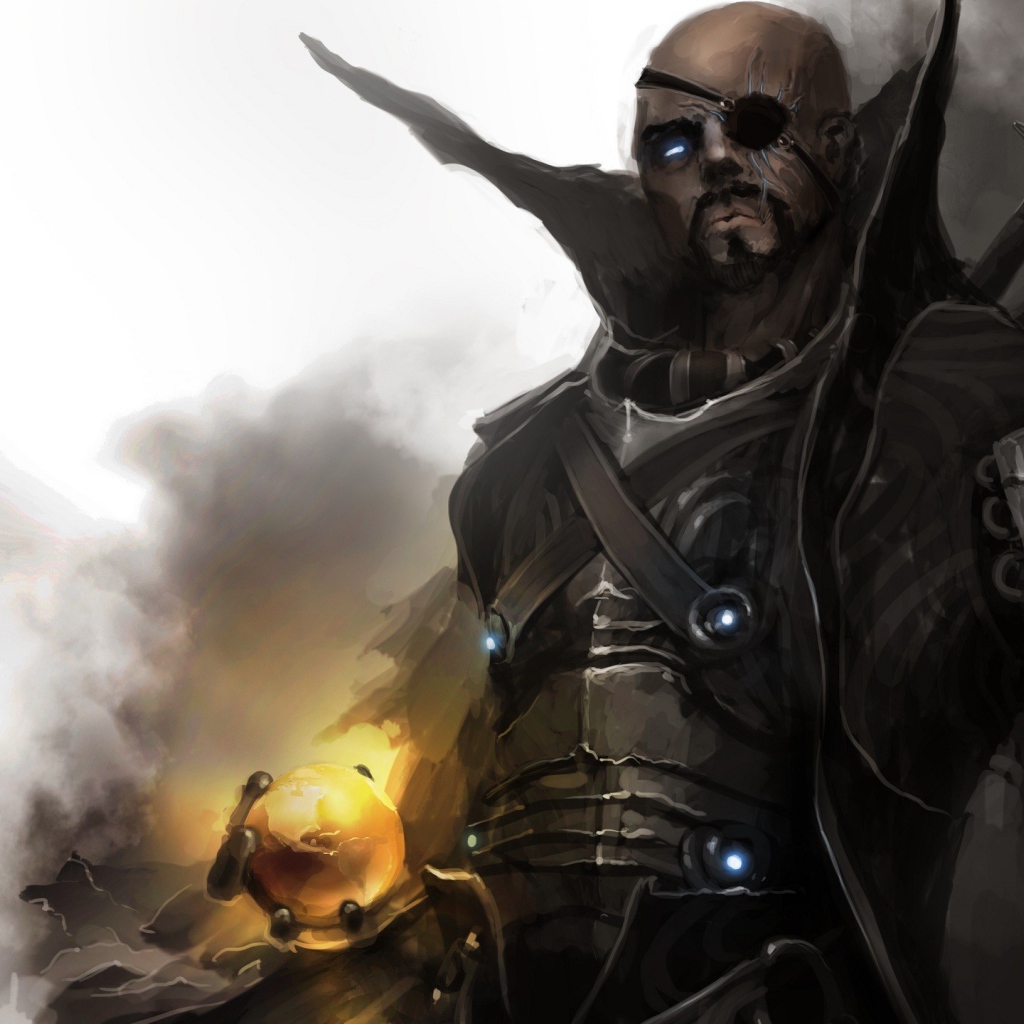 Маг из Мстителей,  фэнтези арт