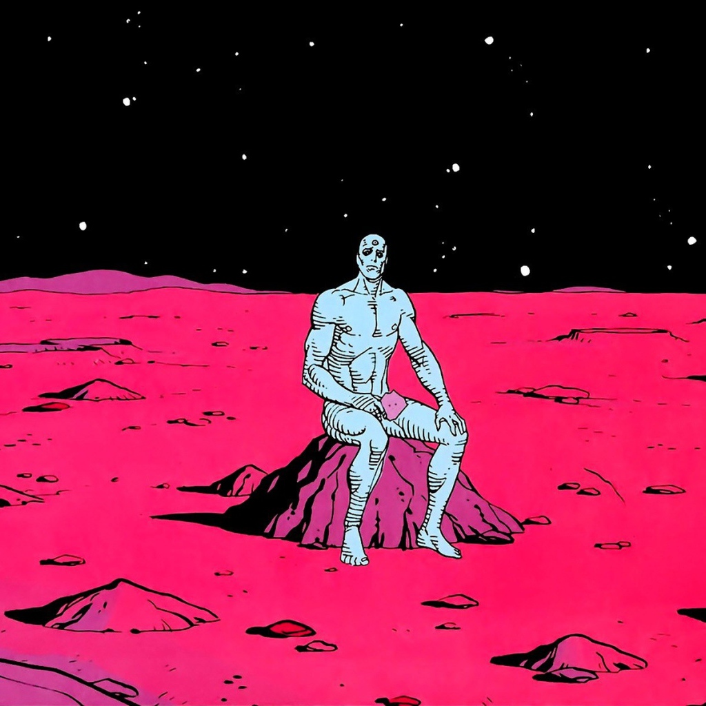 Человек на Марсе, комиксы