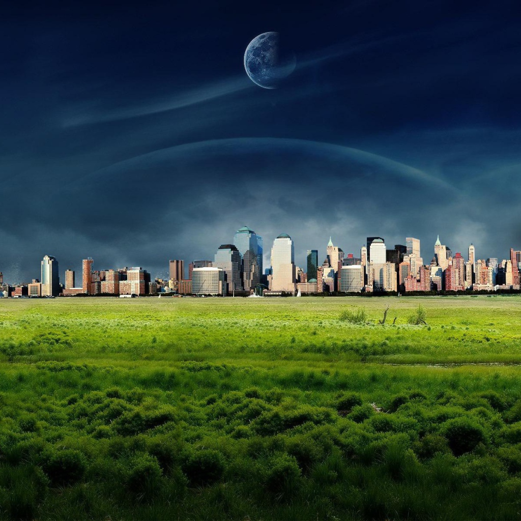 Мегаполис на чужой планете