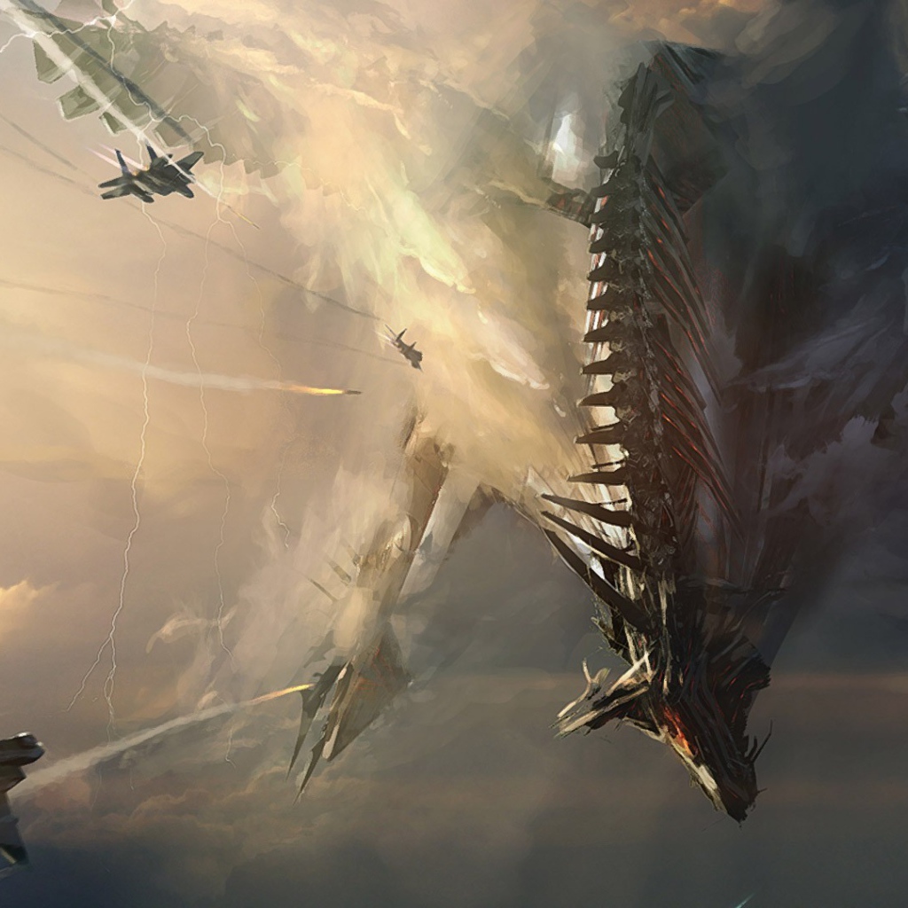 Военные сражаются с железным драконом