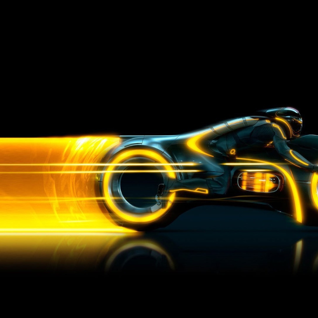 Мотоцикл Трон оранжевый