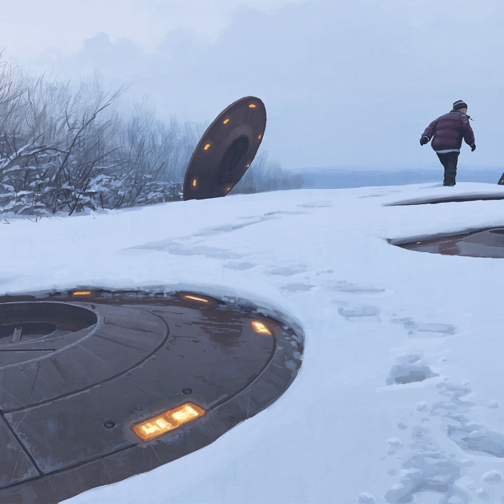 Открытые люки пусковых шахт для ракет