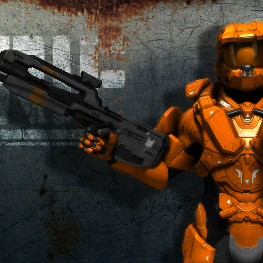 Orange robot, Red vs. Blue