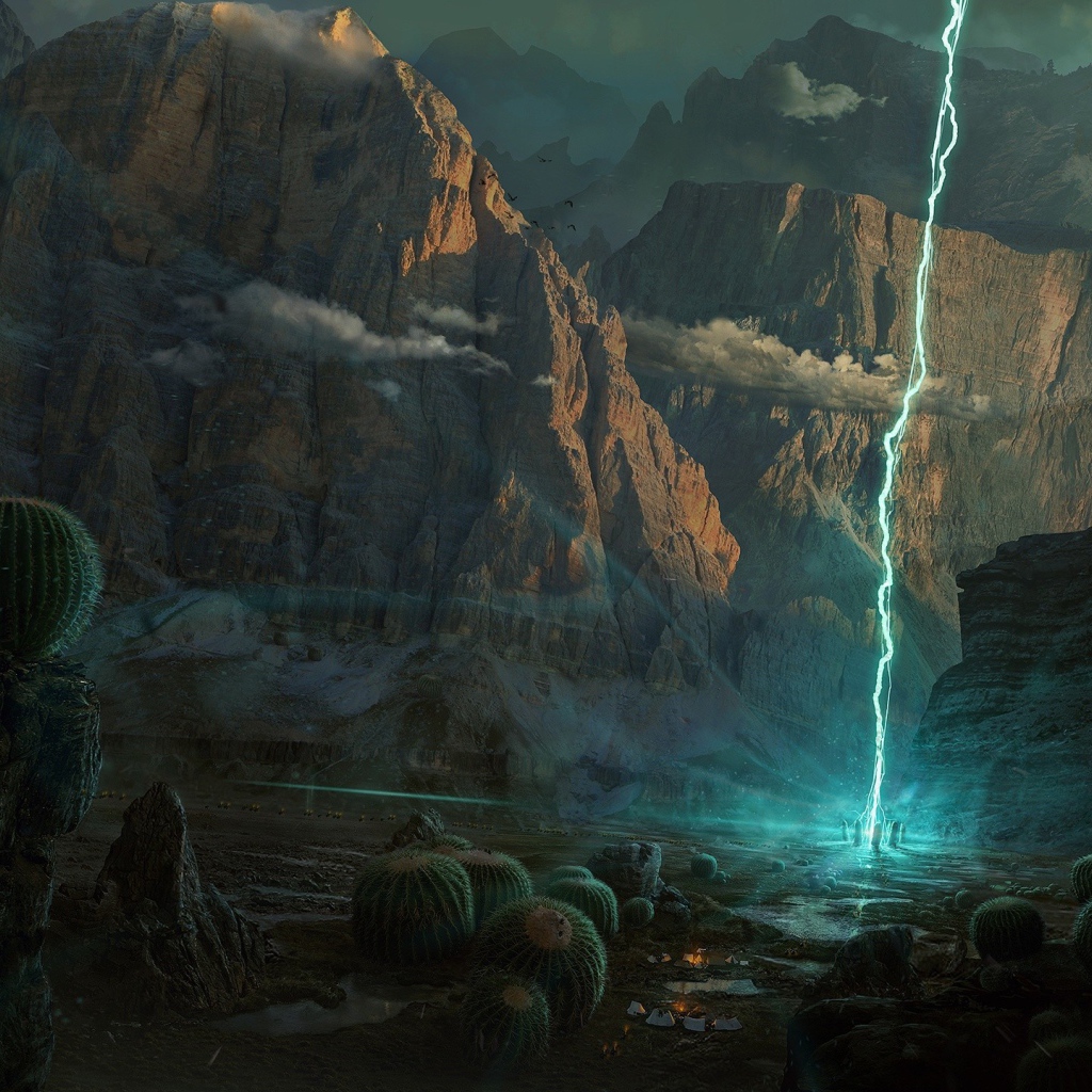 Планета молний и кактусов