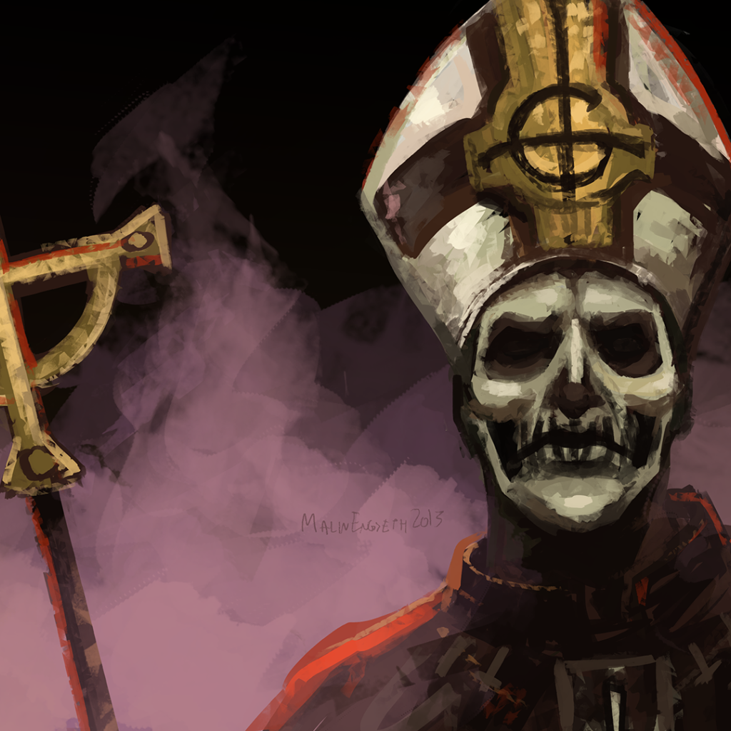 Папа римский скелет