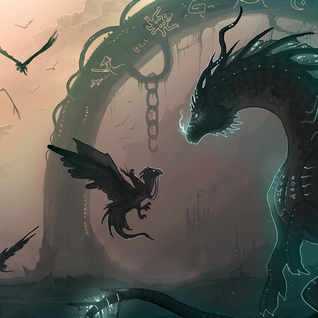 Всадник на маленьком драконе