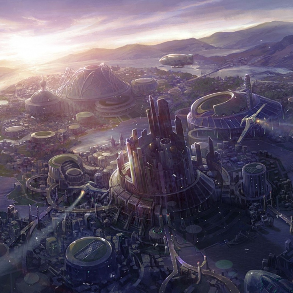 Кольцевой город в будущем