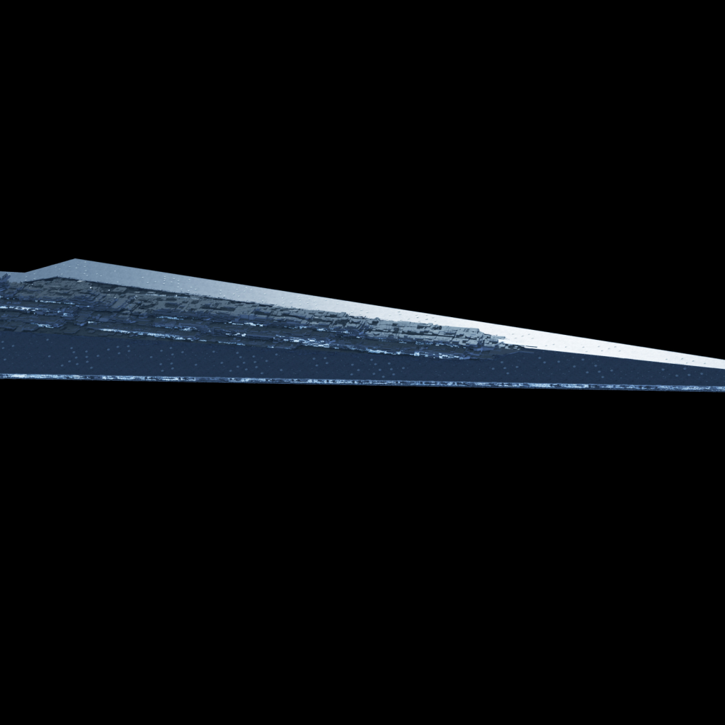 Корабль Super Star Destroyer в Звездных войнах