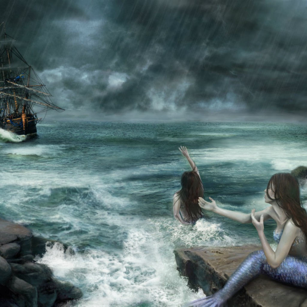 Сирены на скалах