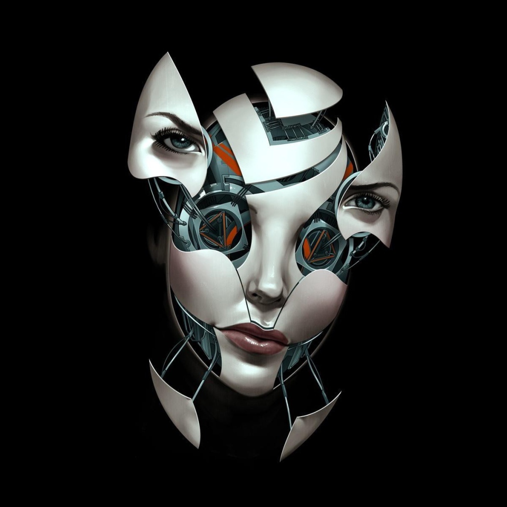 Раздвижное лицо робота