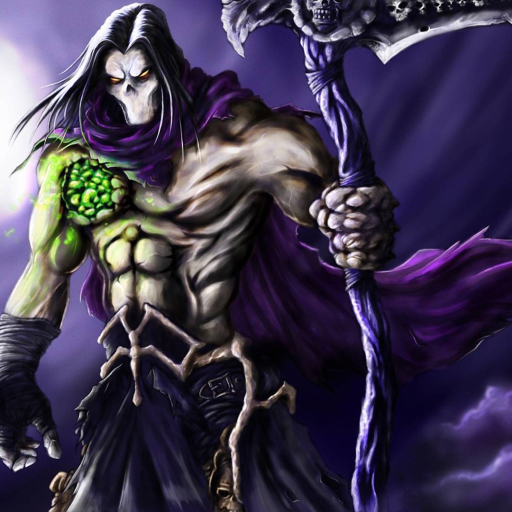 Кислотный герой с косой