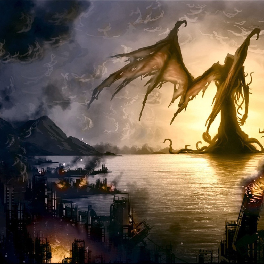 Ангел смерти разрушил прибрежный город