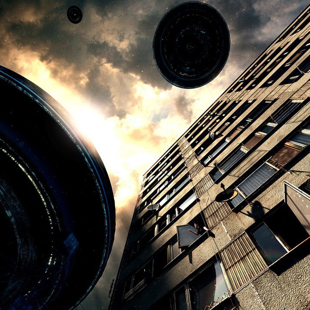 Прилет летающих тарелок