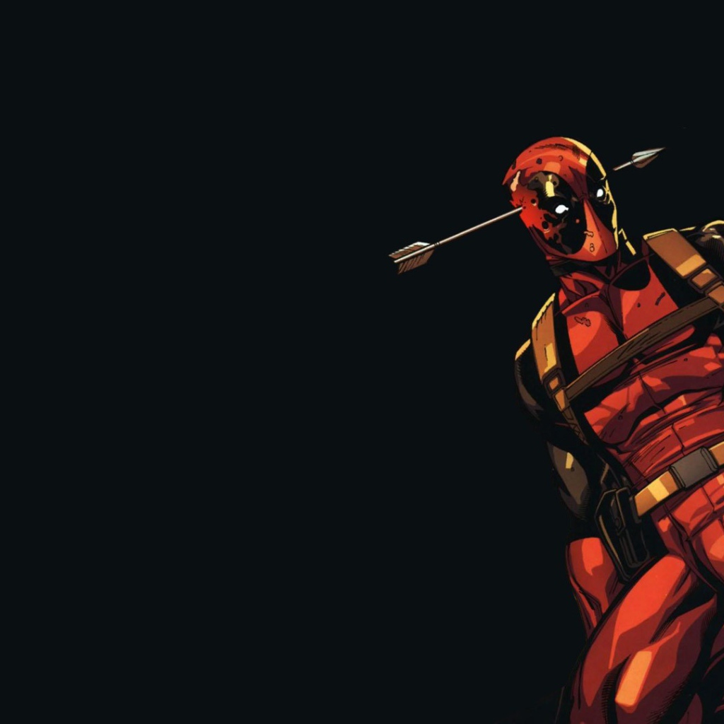 Стрела пронзила голову Дэдпула