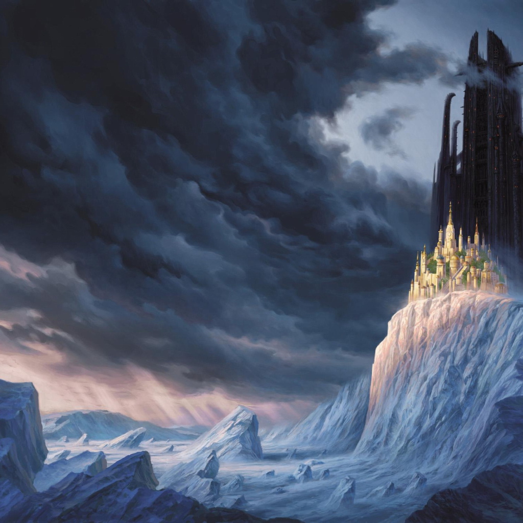 Фантастический город на белой горе