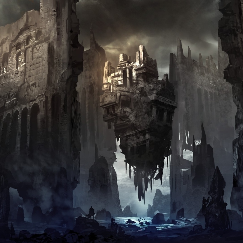 Руины города после будущей войны