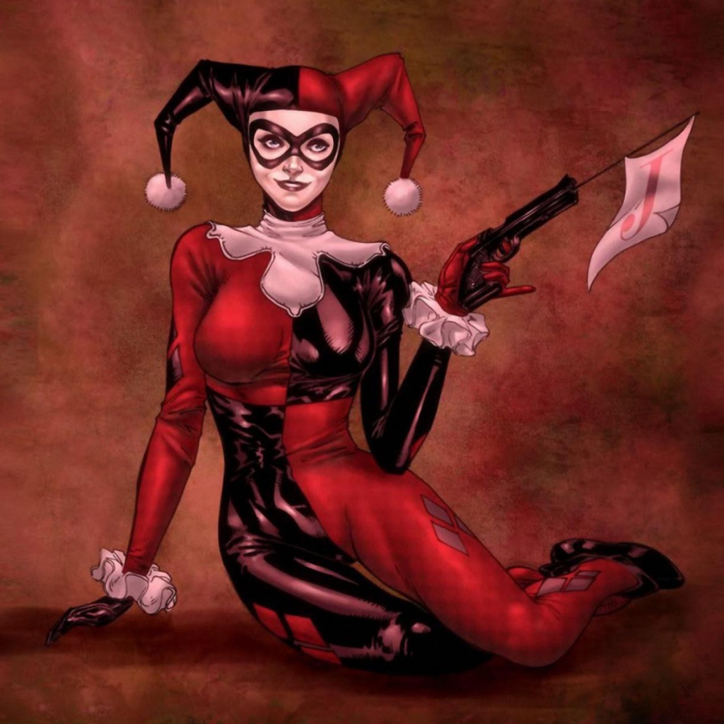 Злодейка из комиксов Харли Квинн