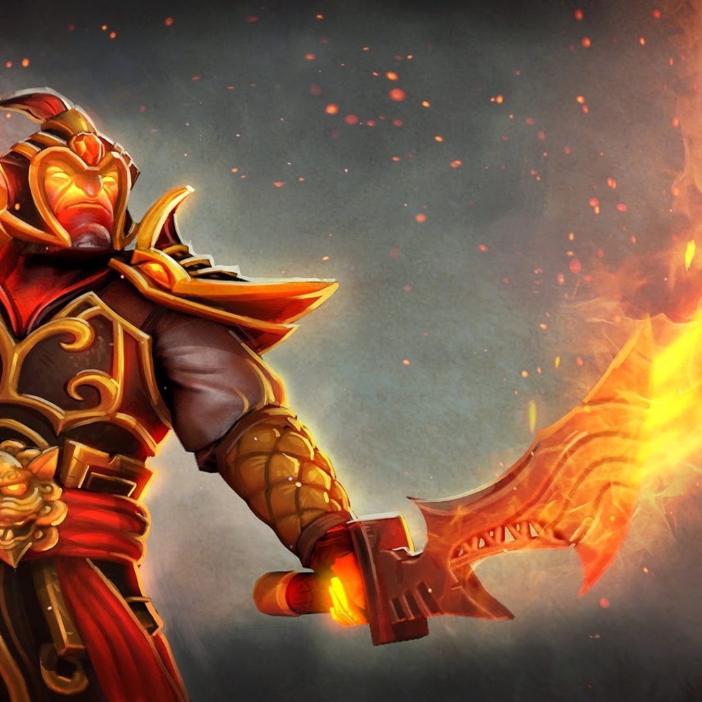 Воин с огненными мечами, фэнтези