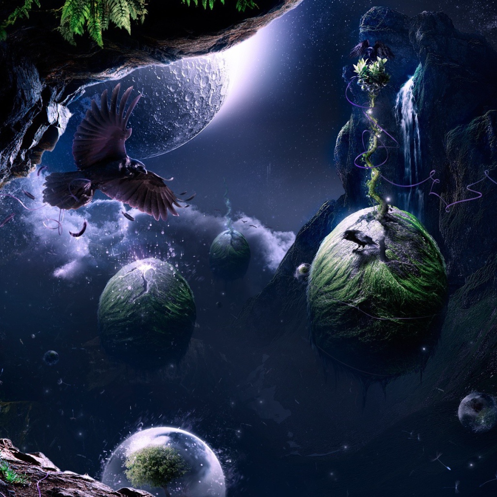 Мир летающих овальных камней