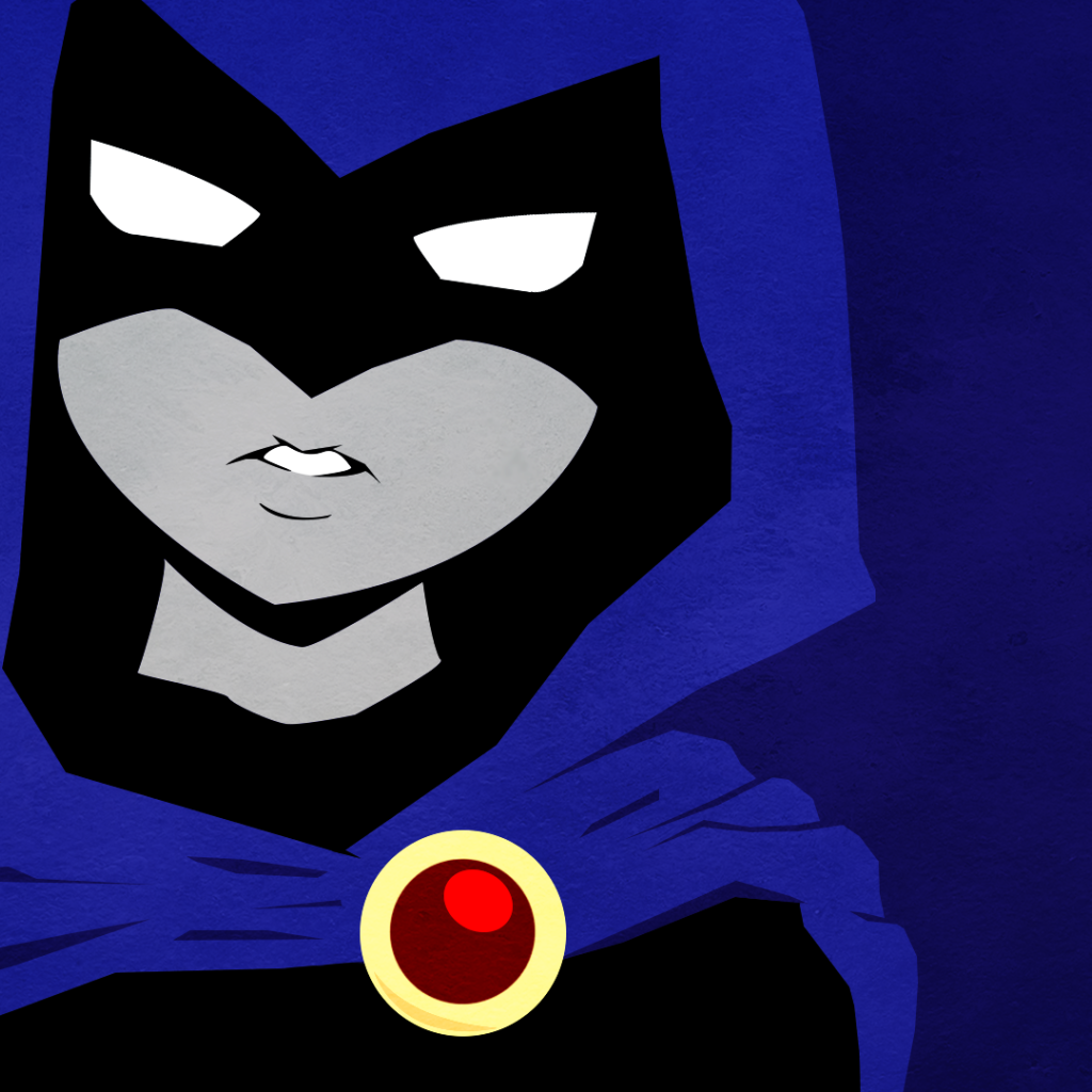 Персонаж комикса Юные Титаны в капюшоне