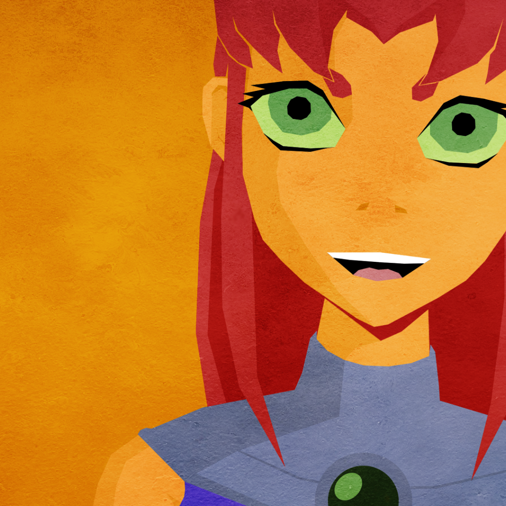 Девушка из комикса Юные Титаны