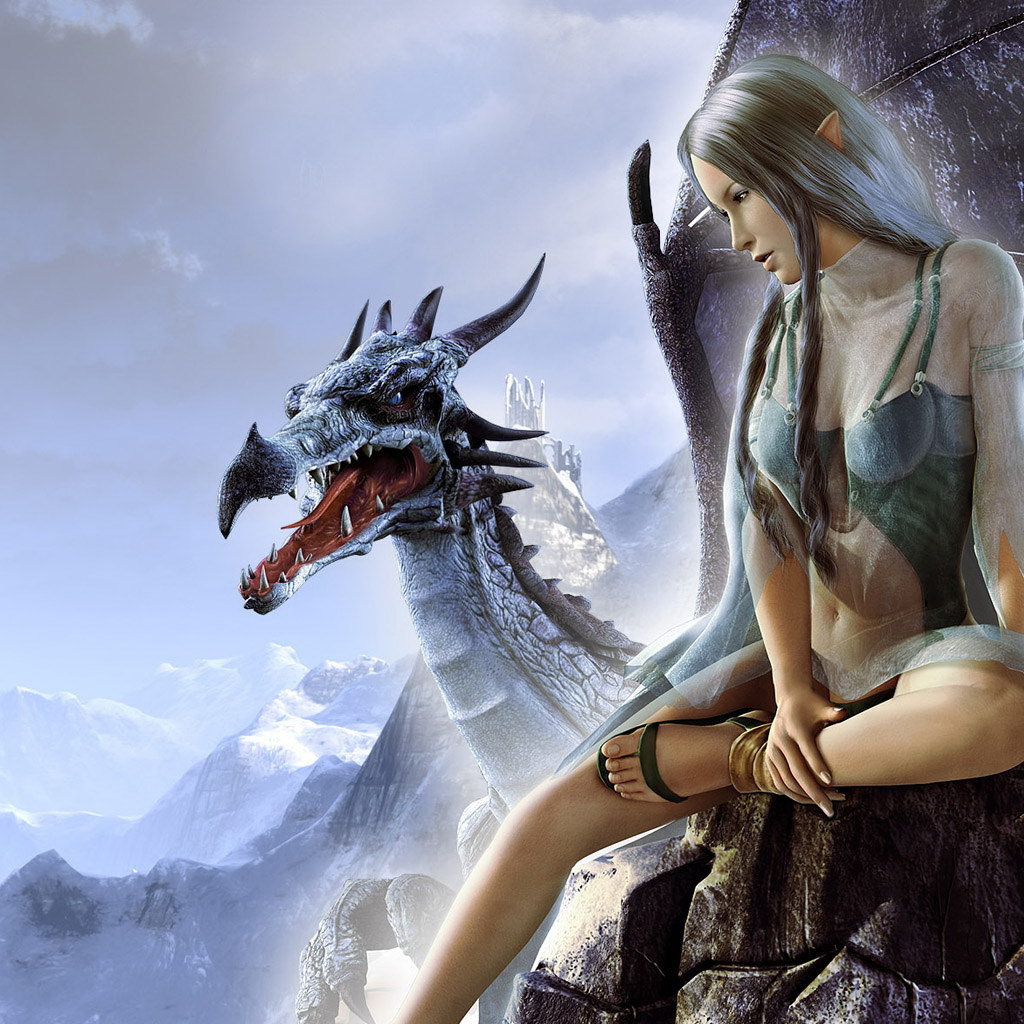 Фея и дракон