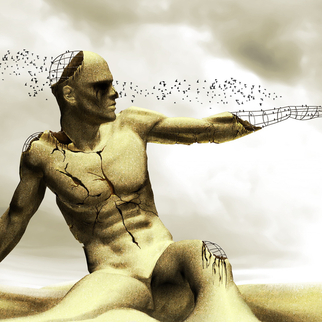 Песочный человек рассыпается