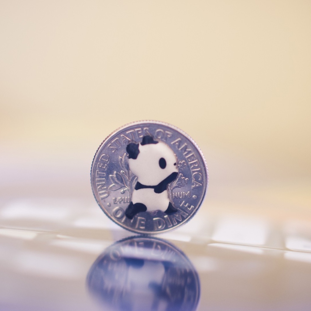 Панда на монете США