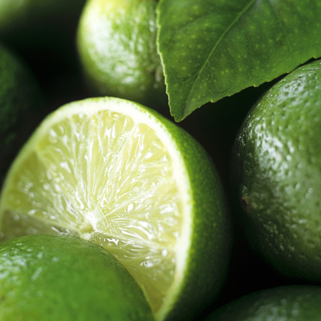 Листик на лаймах