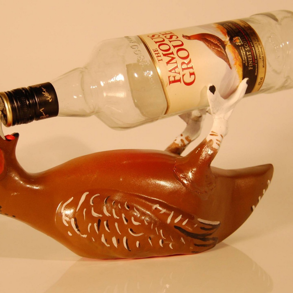 Подставка для алкоголя в форме попугая