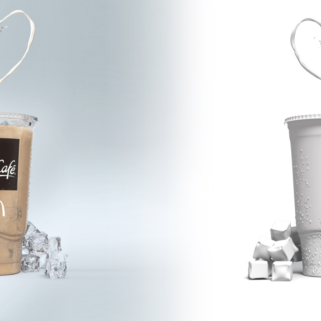 Два стакана с коктейлем