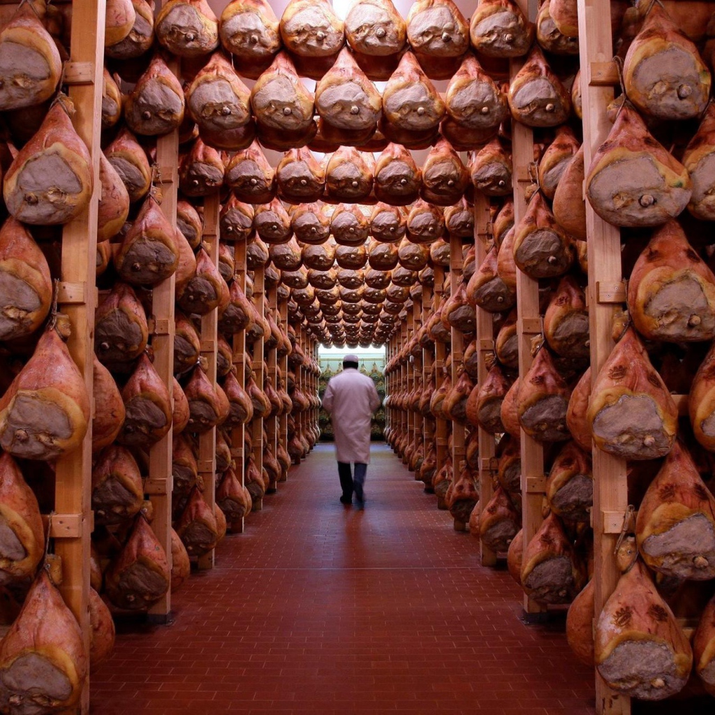 Холодильник с окороками