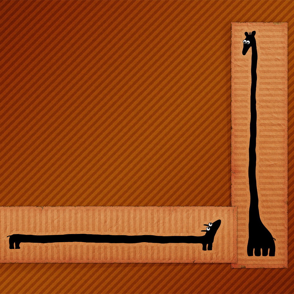 Низкий длинный и высокий длинный