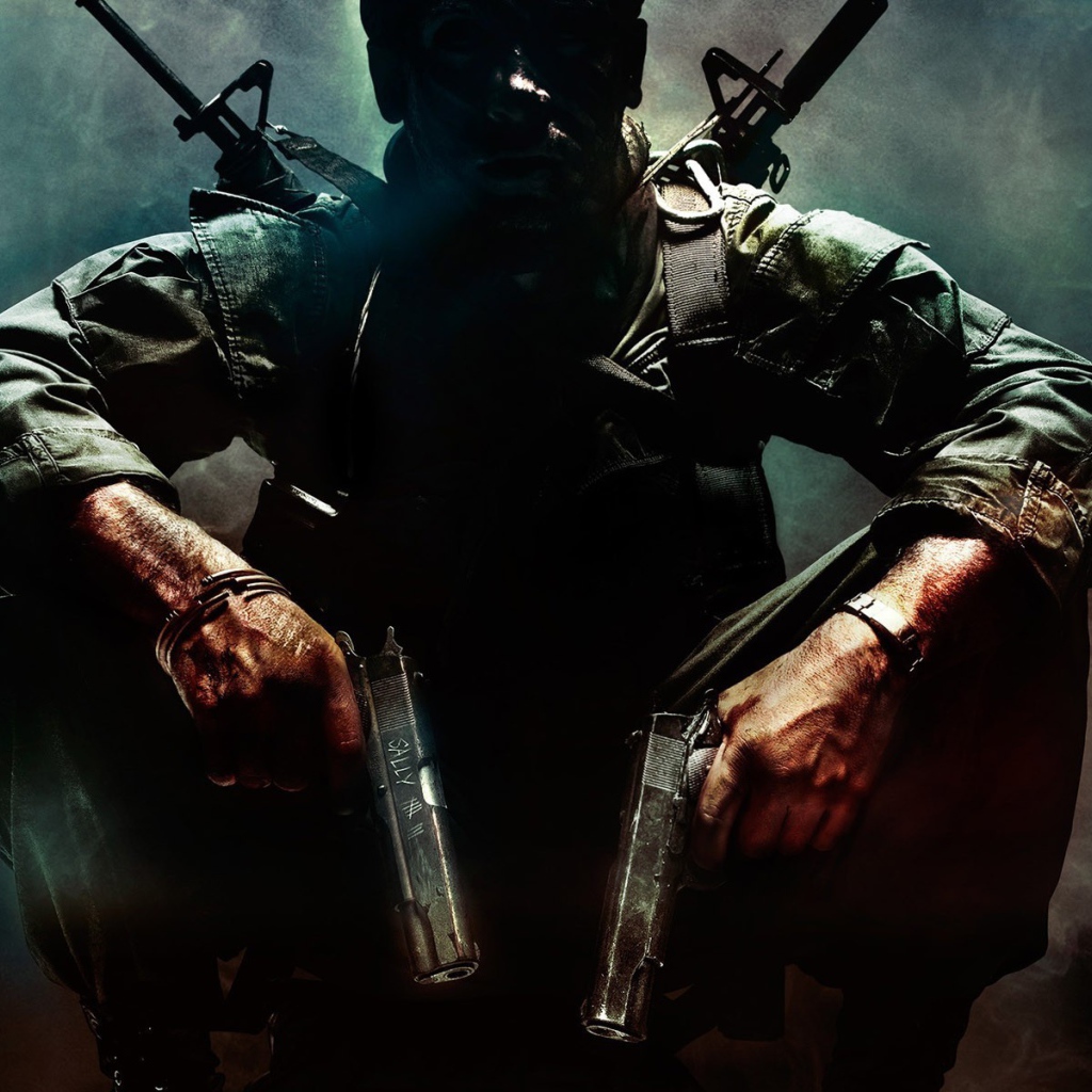 Солдат из игры Call of Duty Black Ops