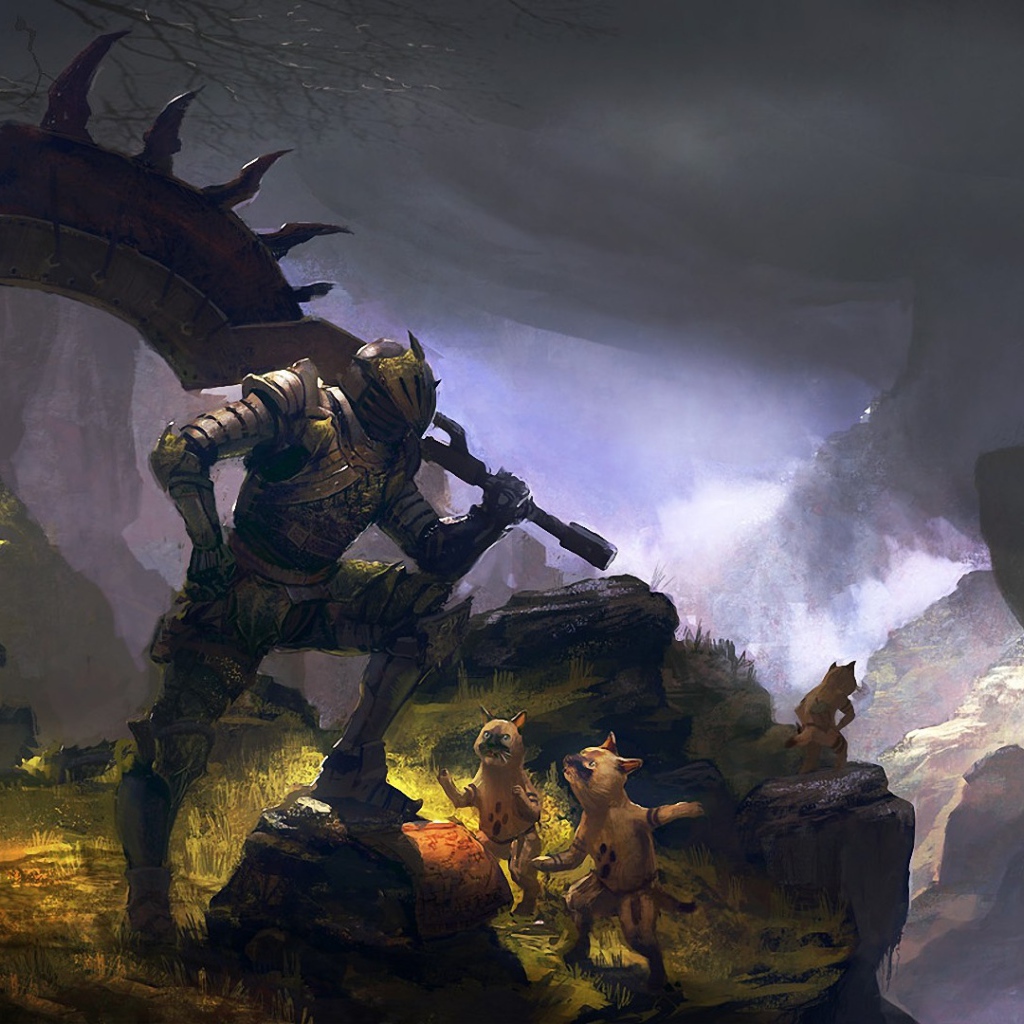 Воин с топором в игре Monster Hunter