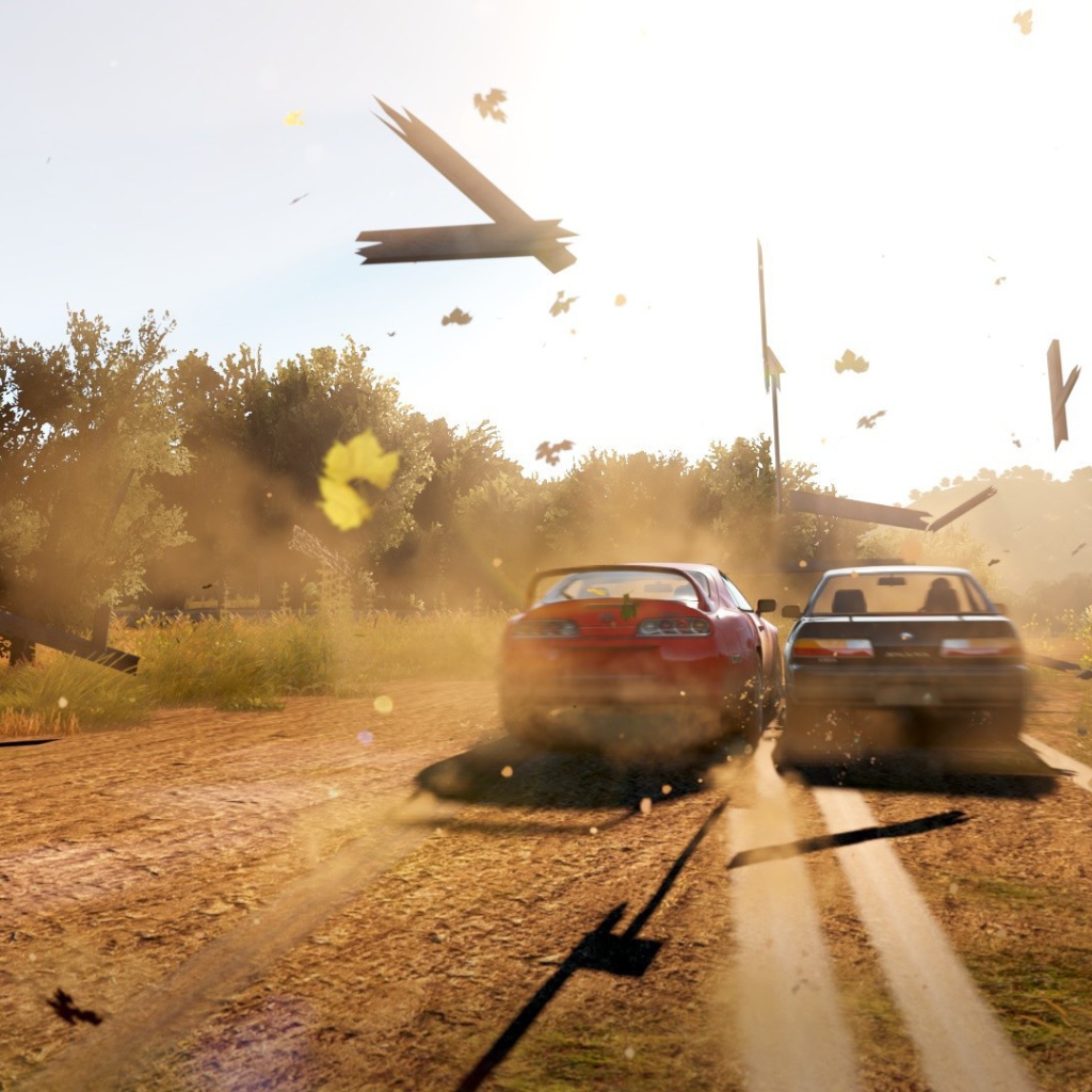 Авария в игре Forza Horizon