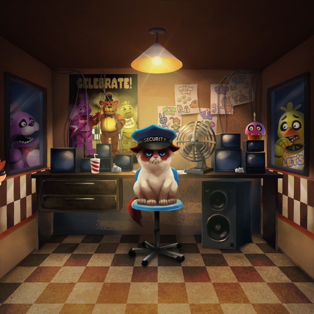 Животные из игры Five Nights at Freddy's