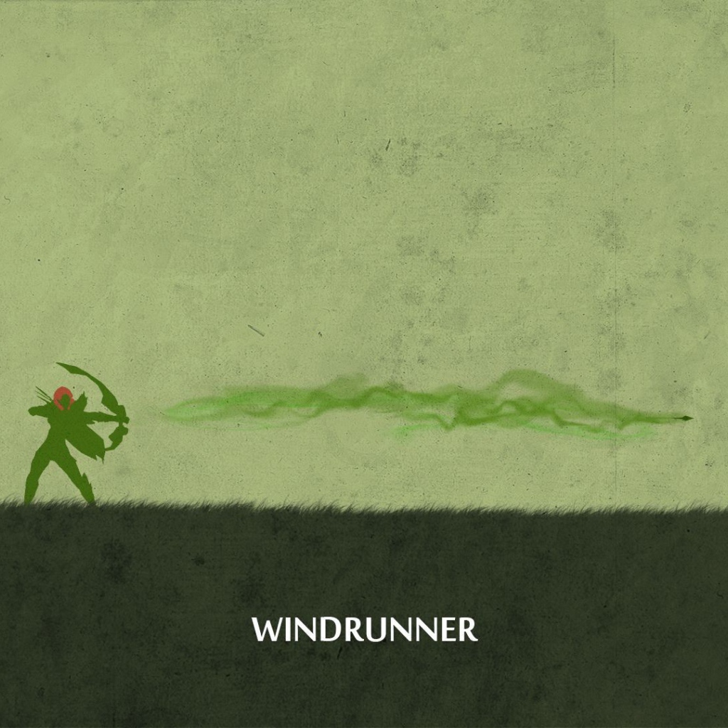 Лучник Windrunner из игры Дота