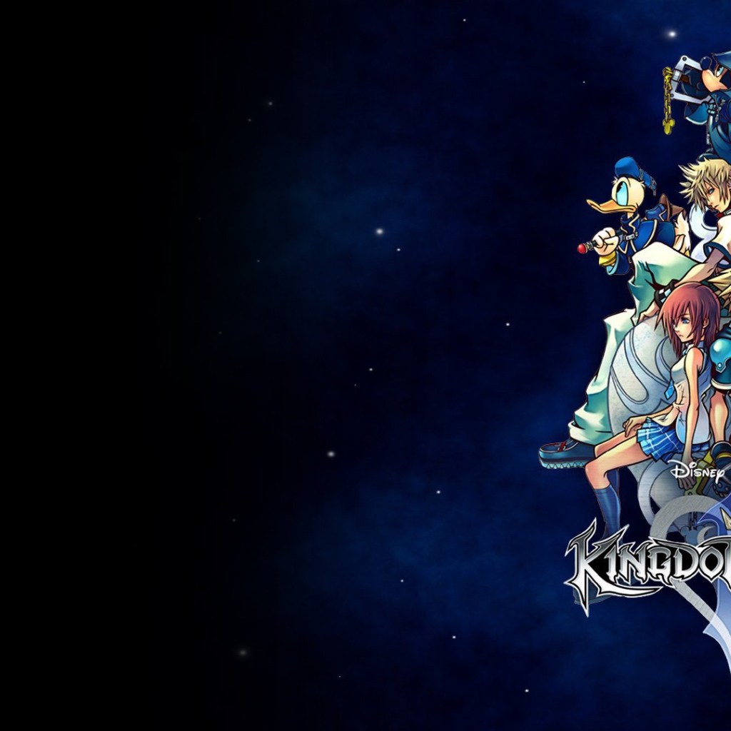 Фон с героями игры Kingdom Hearts