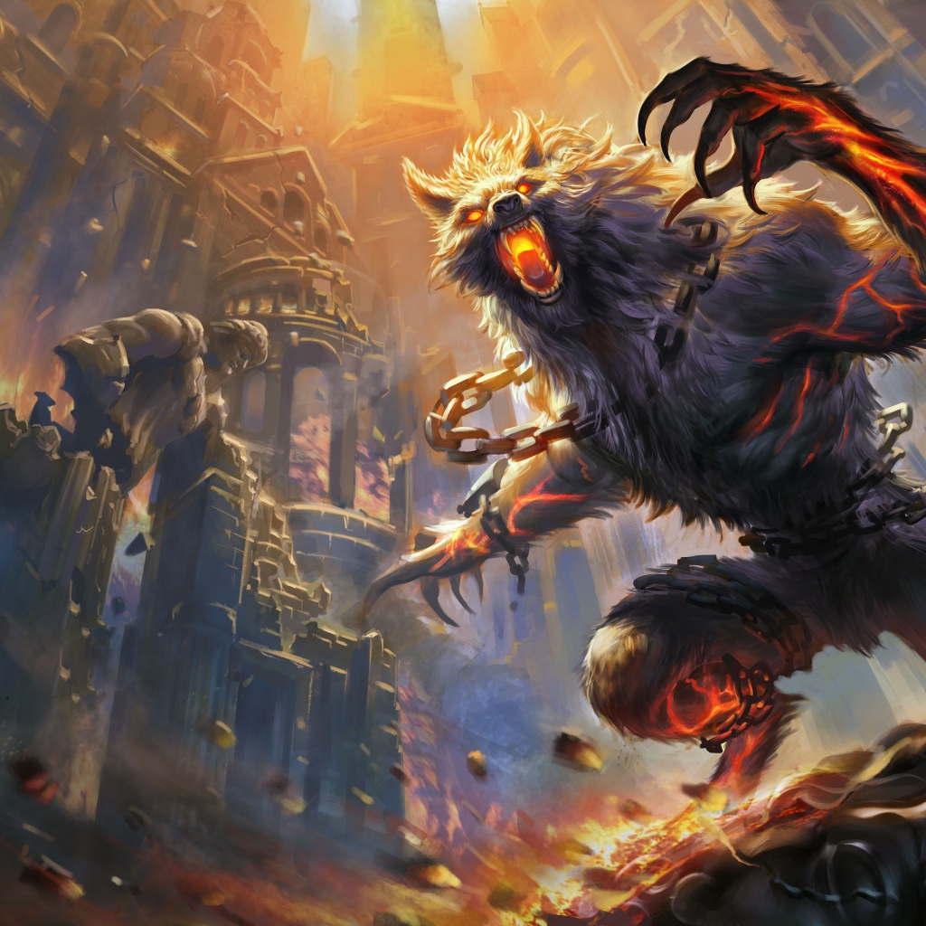 Зверь Фенрир в игре Smite